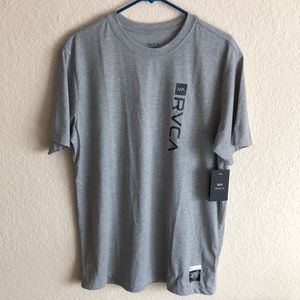 RVCA Men’s Sport Tee Large Gray New With Tags